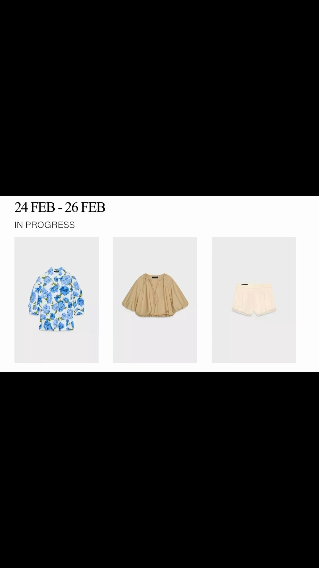 Order for next weeks @Zara try on 

#LTKgrwm #LTKootd #LTKdayinmylife