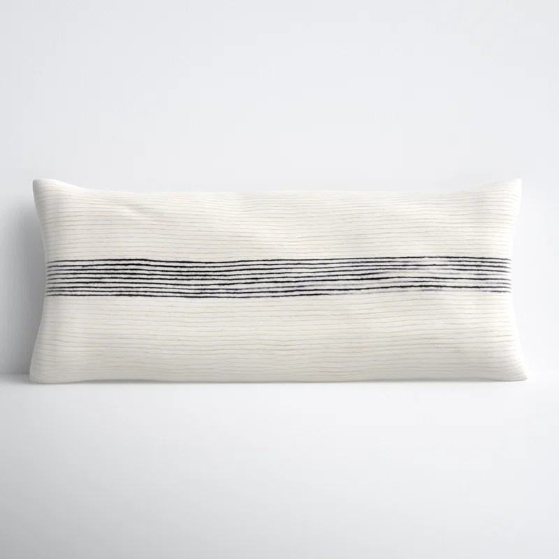 Westerly Cotton Lumbar Pillow Cover | Wayfair North America
