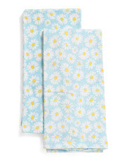 2pk Daosies Kitchen Towels | TJ Maxx
