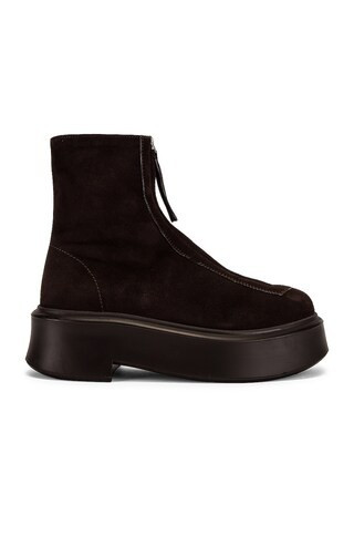 The Row Zipped Boots in Black | FWRD 