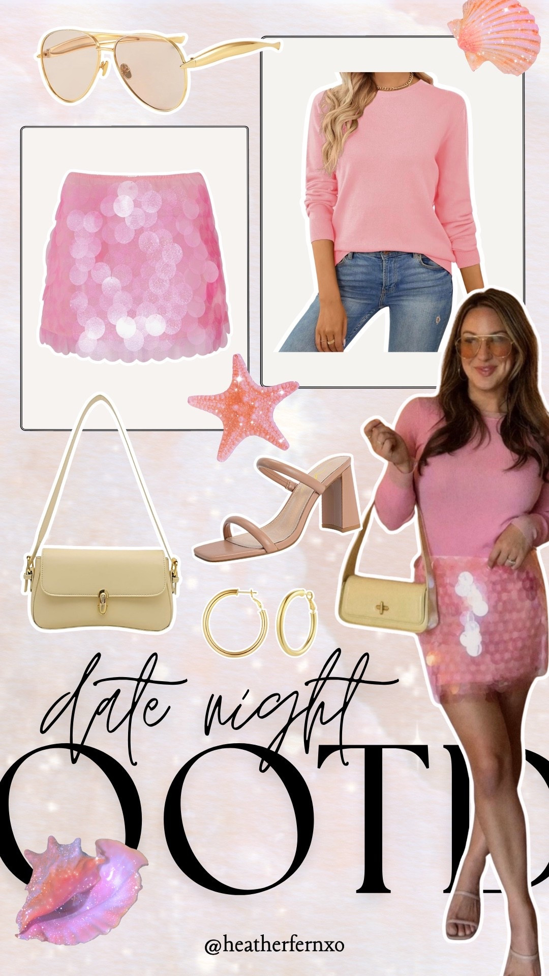 Get the Look 🩷🧜‍♀️🌸 Loved this date night outfit I wore in California! Linking similar items here so you can get the same look! 

#pink #mermaid #outfit #datenight #date #ootd #travel #beach #vacation #resort #pinkoutfit #skirt #dressy #dressedup #dinner 

#LTKootd #LTKTravel #LTKgrwm