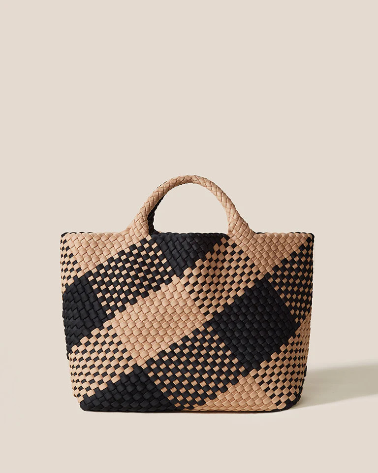 St. Barths Medium Tote Plaid | Cabana | Naghedi