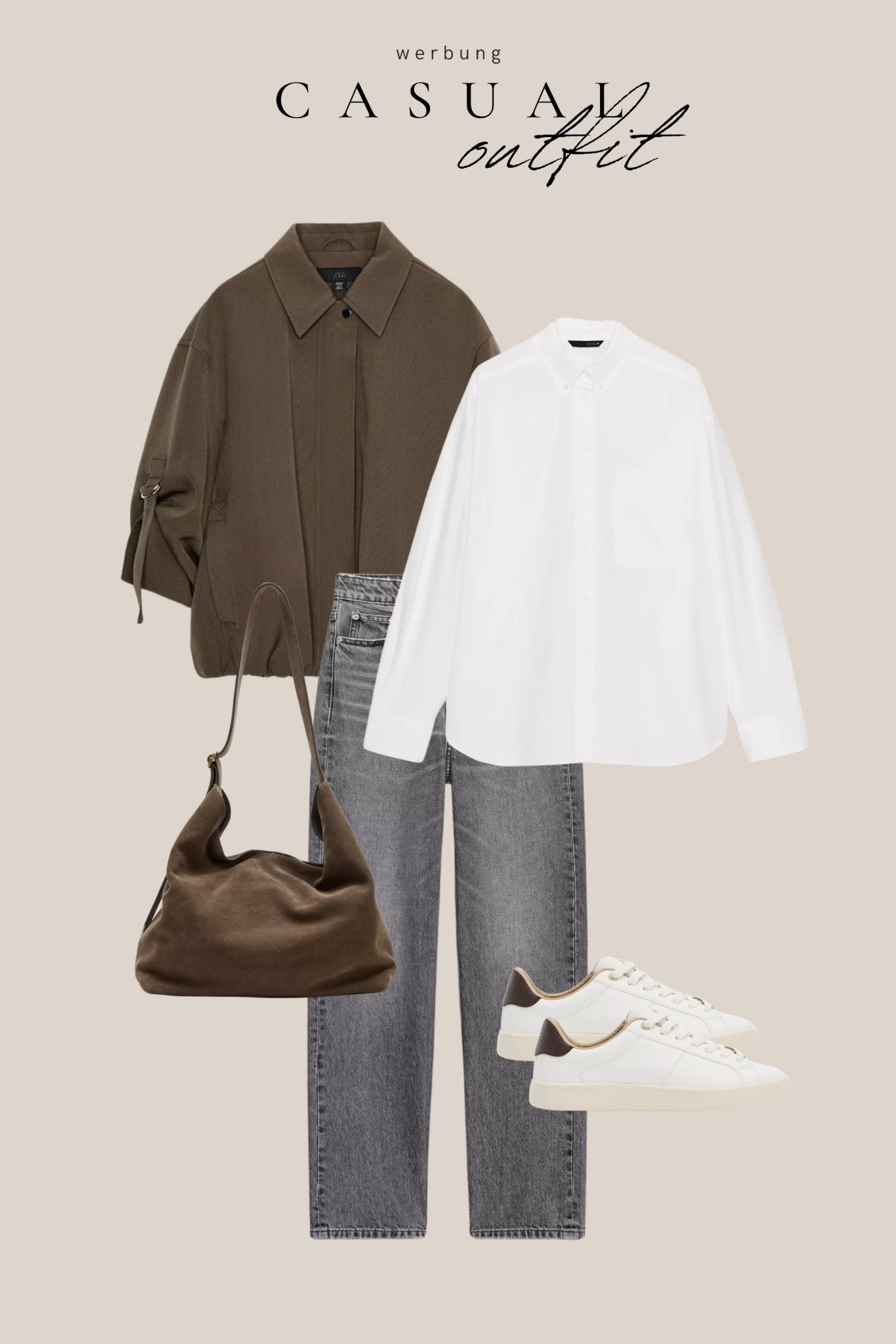 Casual Outfit mit den neuen Teilen von Zara. Die graue Mom Jeans lässt sich mit fast allem kombinieren. Gerade im Trend sind Hemden Blusen und Bomberjacken in vielen Varianten. 

#LTKjeans #LTKdeutschland #LTKstyletip