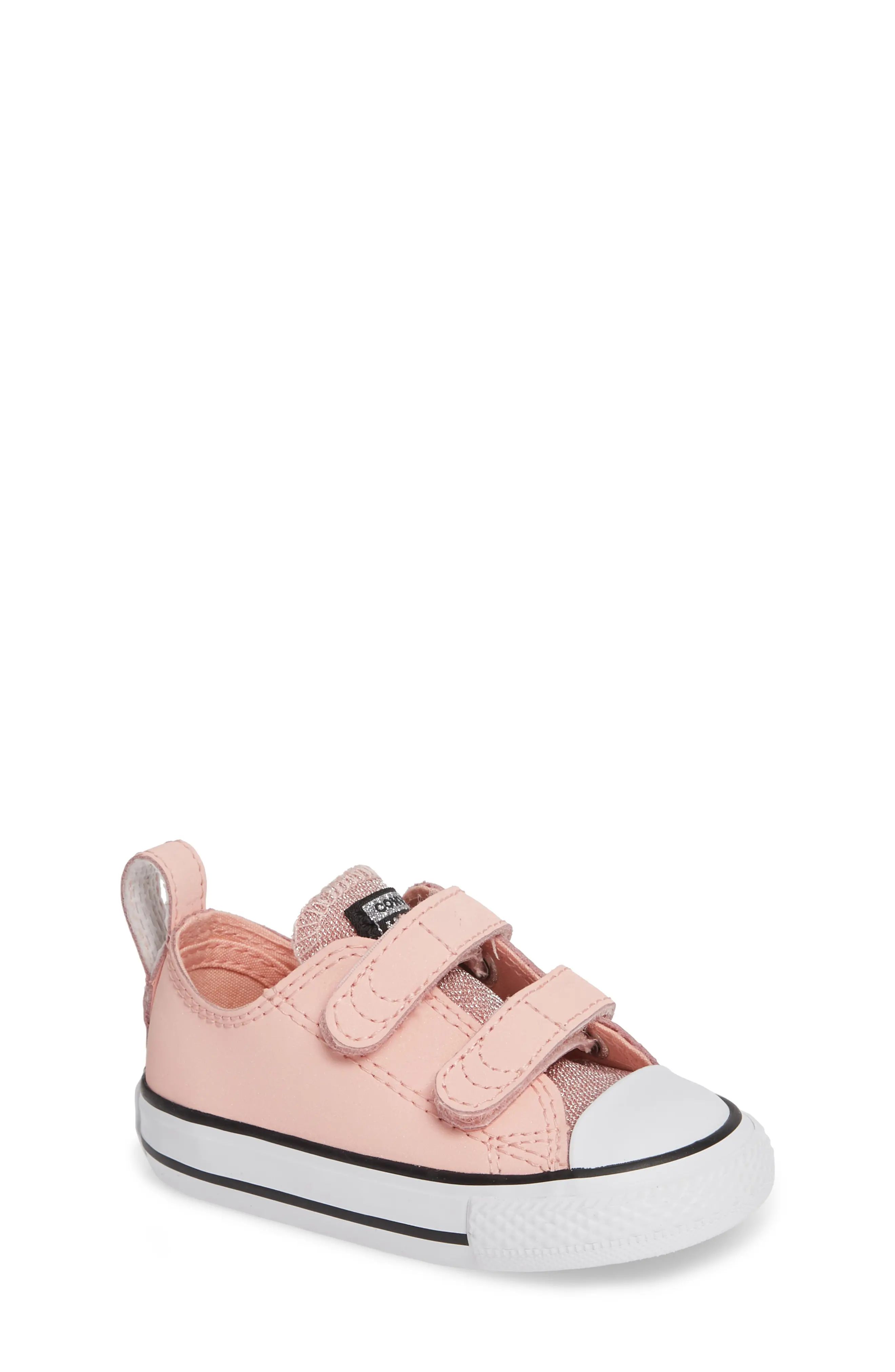 Girl's Converse All Star Seasonal Glitter Sneaker, Size 2 M - Pink | Nordstrom
