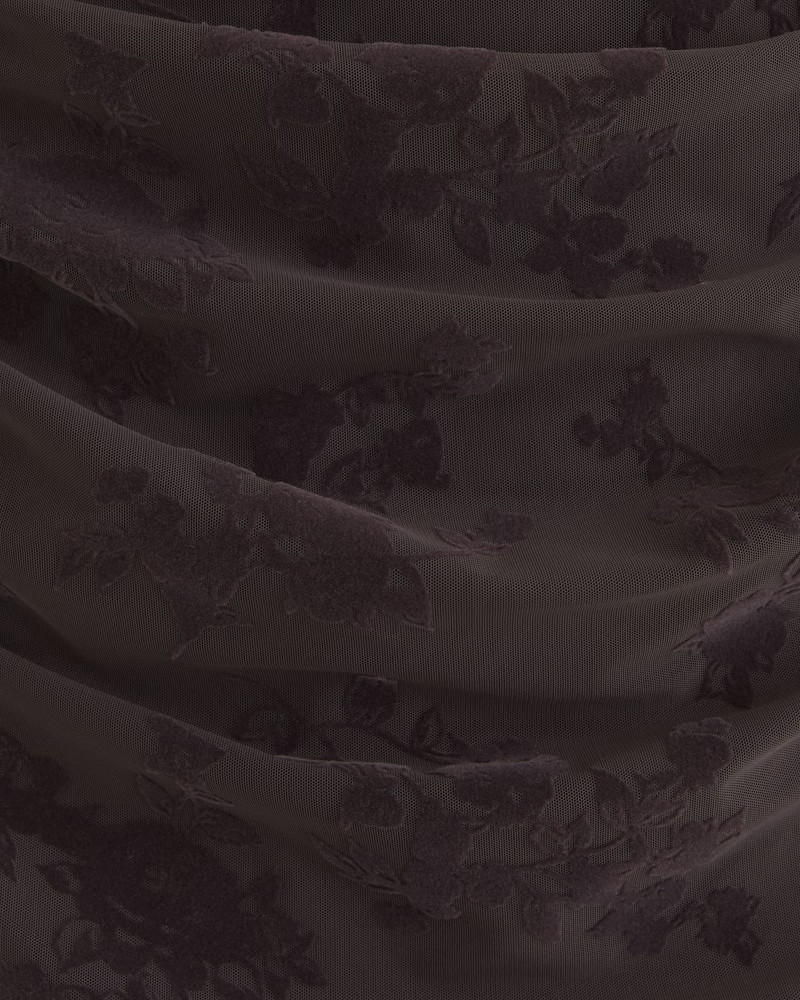 Women's Bra-Free Long-Sleeve Mesh Maxi Dress | Women's Dresses & Jumpsuits | Abercrombie.com | Abercrombie & Fitch (US)