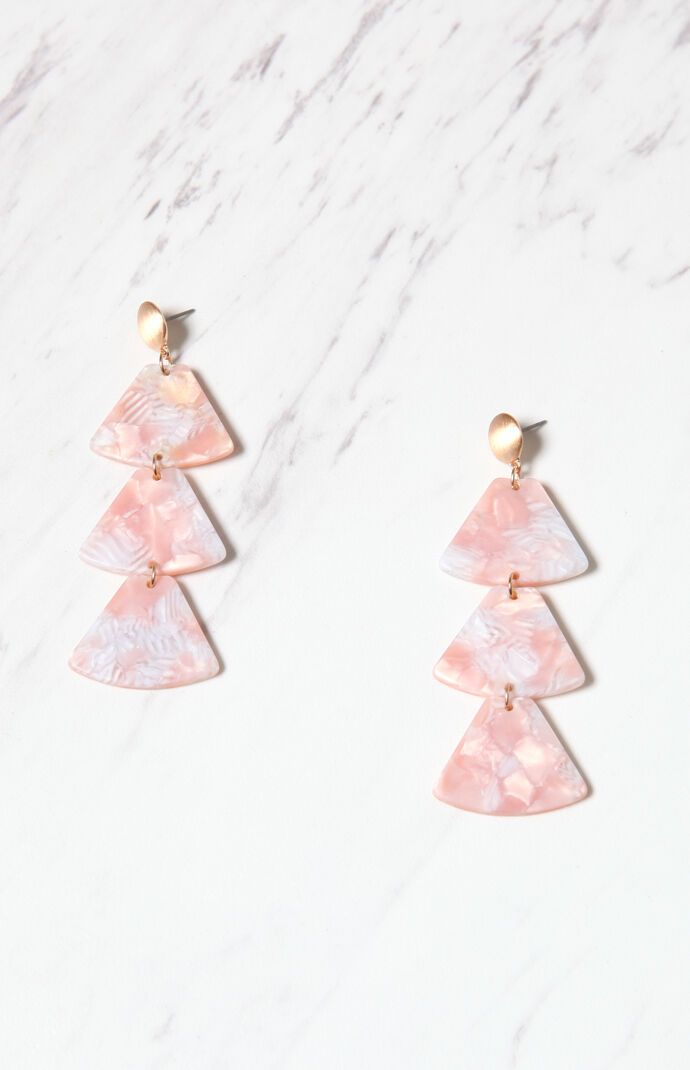 8 Other Reasons Womens Seaside Duster Earrings - Pink | PacSun