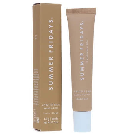 Summer Fridays Lip Butter Balm Vanilla 0.5 oz | Walmart (US)