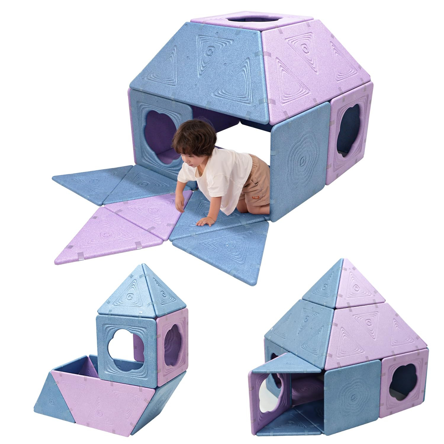 Asweets 18-Piece Magnetic Fort Building Kit for 3+ Kids, Giant Modular Playhouse Panels, Lightwei... | Amazon (US)