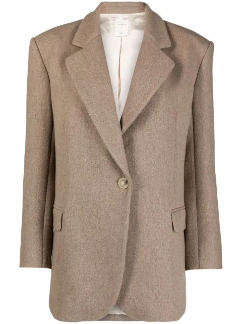 Meg single breasted blazer | Farfetch (US)