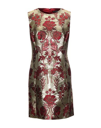 Dolce & gabbana Woman Mini dress Gold Size 10 Polyester, Acetate, Silk, Metallic fiber | YOOX (US)