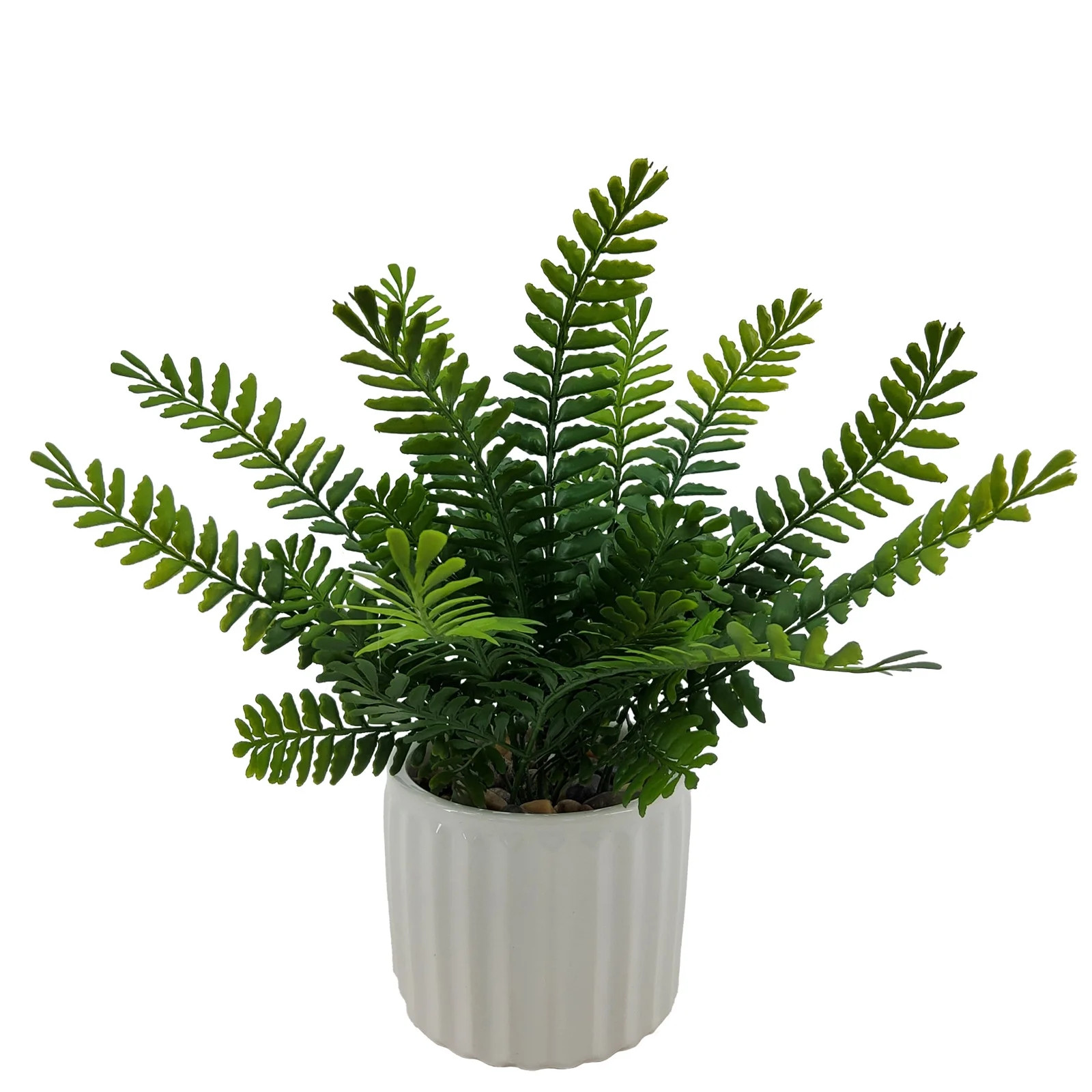 Mainstays 12in Indoor Artificial Boston Fern in Pot, Weight 1.5lb - Walmart.com | Walmart (US)