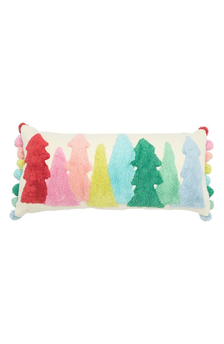 ENVOGUE Colorful Tree Pompom Pillow | Nordstromrack | Nordstrom Rack