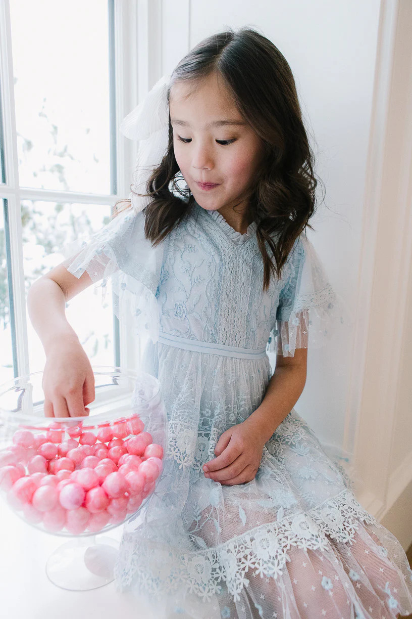 Mini Jules Dress in Baby Blue | Ivy City Co