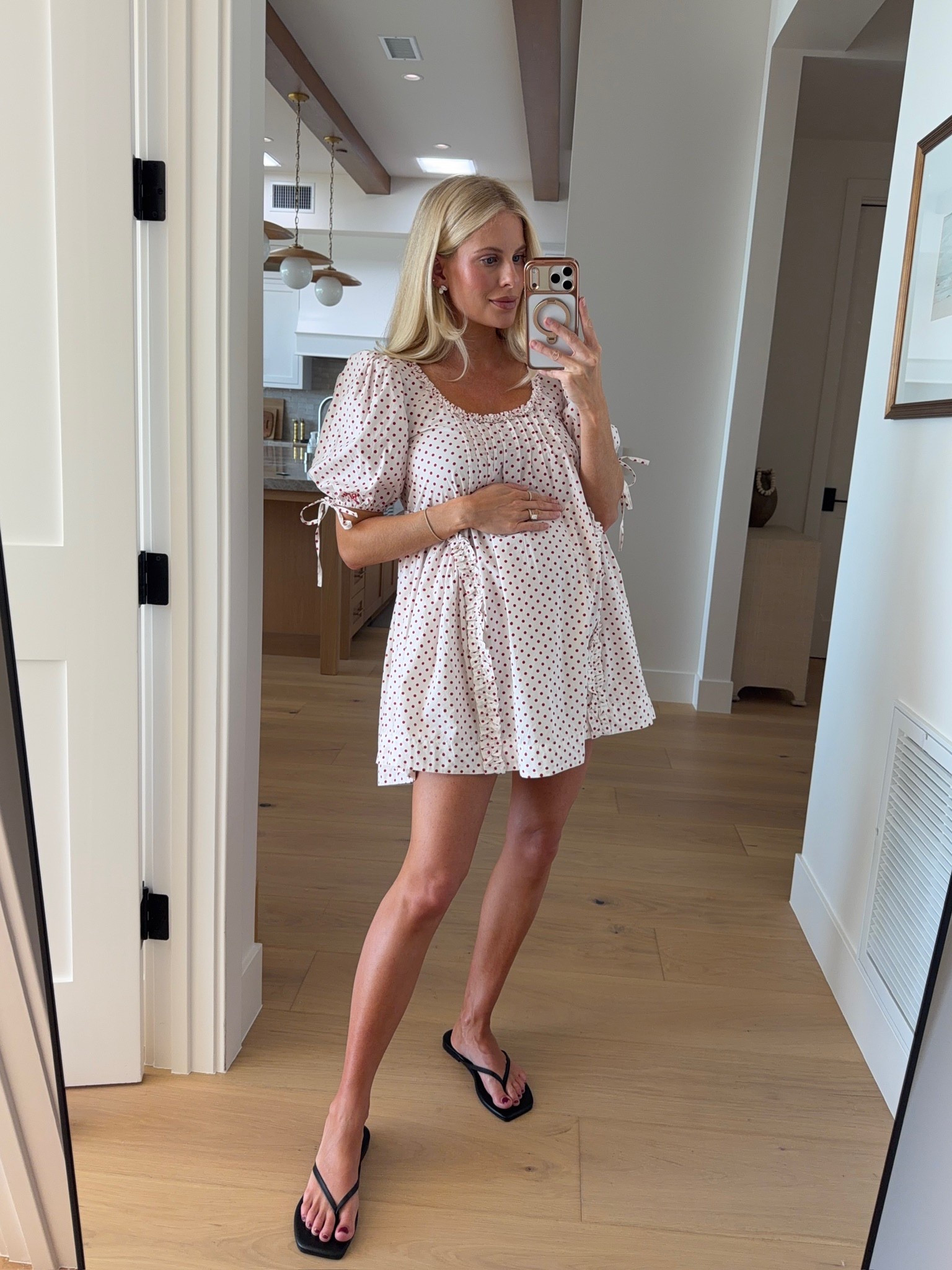 Wearing a 4 in dress, shoes are tts, code “KPGS20!” for discount on bracelet and pointer finger ring! #kathleenpost

Casual chic date night look, bump friendly, maternity look

#LTKootd #LTKBump #LTKSeasonal