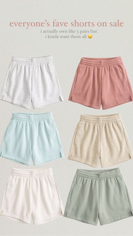 the best sweat shorts on sale! i wear them in an XS 

#LTKfitness #LTKSpringSale #LTKSeasonal