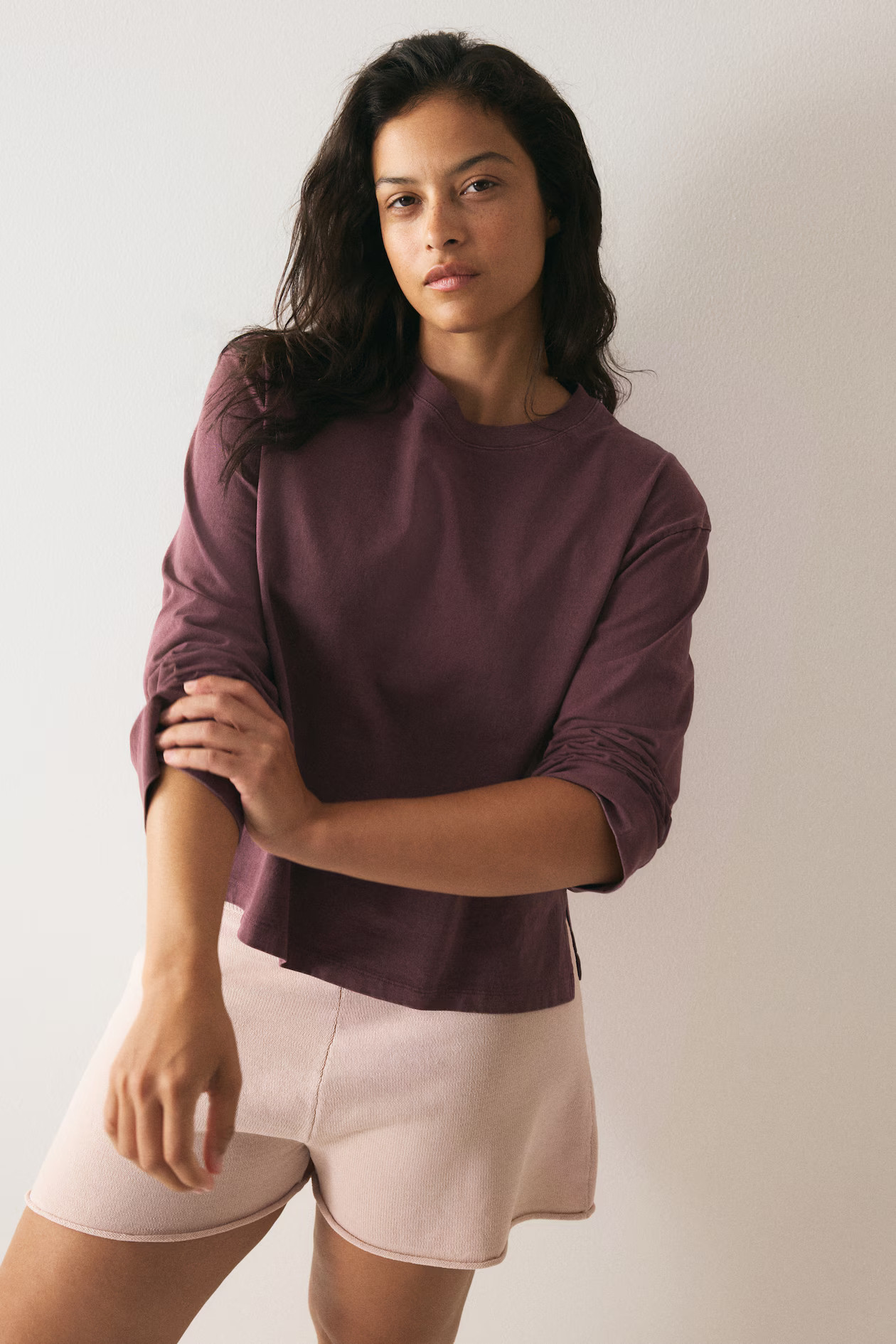 Washed-Look Cotton Top | H&M (US + CA)