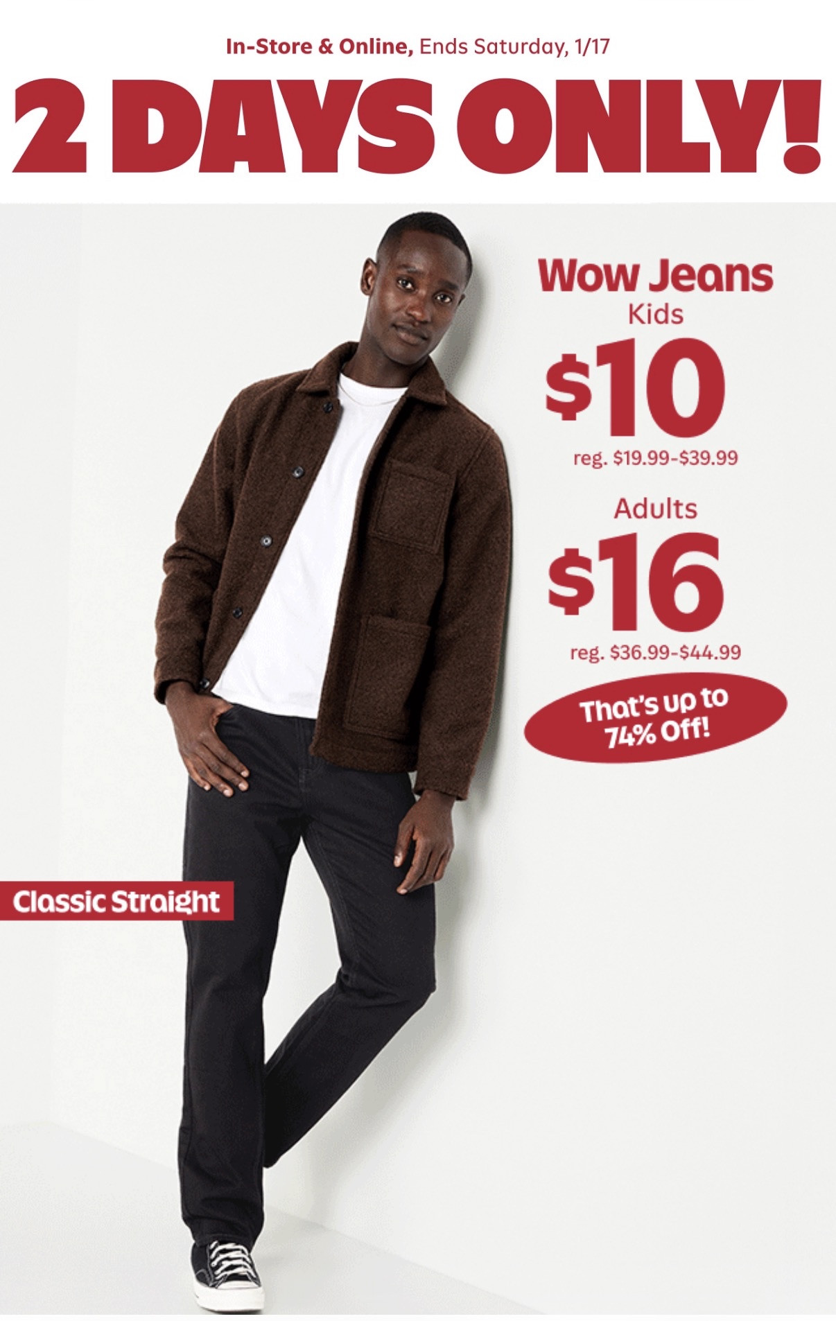 Good denim at a good price always wins 💙
The Old Navy jeans sale is back and it’s the perfect moment to refresh your closet staples.
All my go-to denim picks are linked on LTK for easy shopping.

#denimstyle #jeansonrepeat #oldnavyfinds #wardrobebasics #LTKfashion #LTKfinds #LTKsale #shoppingfavorites #onlineshopping #ShoppingWithPriiincesss #Atlantamom #AtlantaCreator #Atlantacontentcreators

#LTKMidsize #LTKSaleAlert #LTKMens