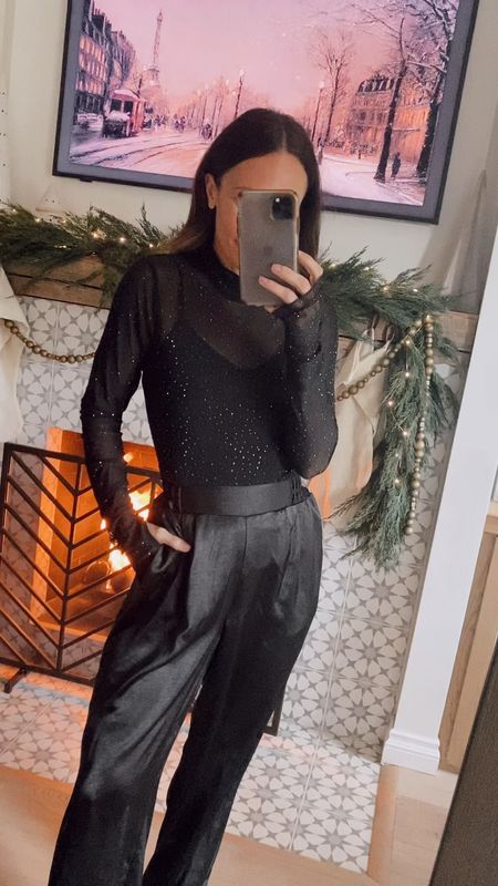 Love this embellished mesh top for the holiday season, you can also dress it down with denim. 
It’s temporarily 25% off 

#LTKHoliday #LTKsalealert