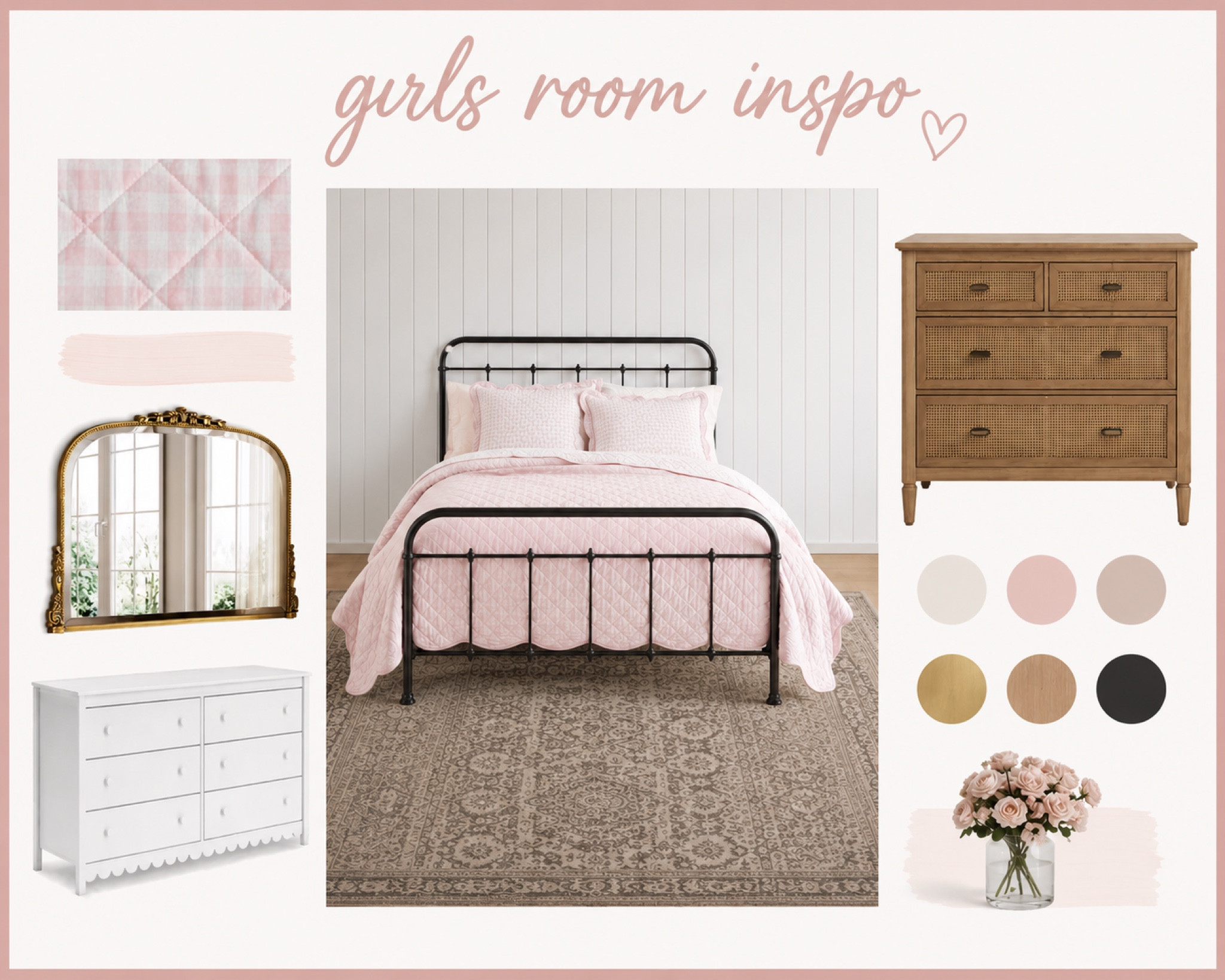 Little girls bedroom inspo with pieces from The @homedepot - currently part of their Memorial Day Event now through 6/10 with up to 35% off furniture, decor and more. #TheHomeDepot #TheHomeDepotPartner 

#LTKSaleAlert #LTKKids #LTKHome