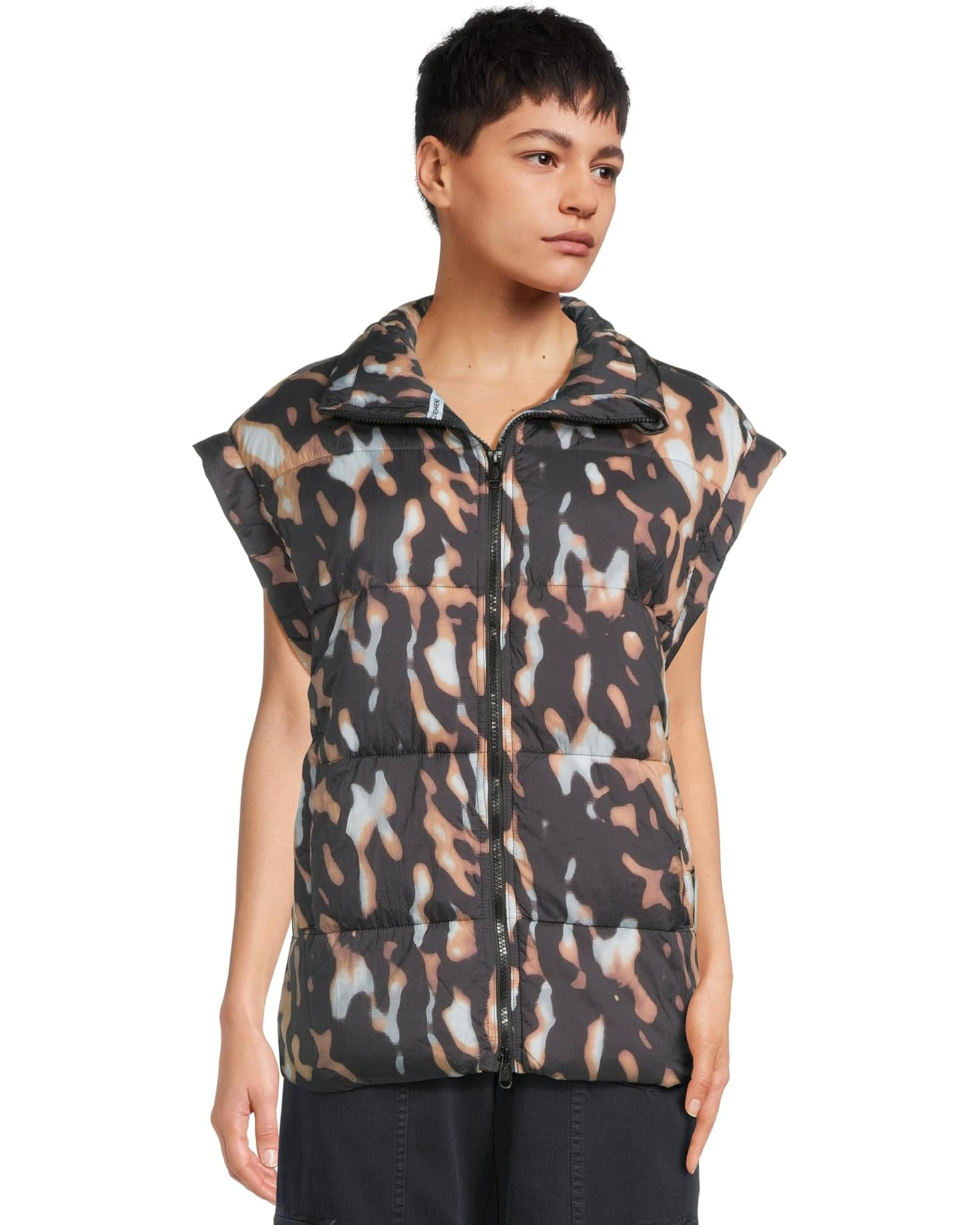 Printed In A Bubble Vest | Zappos