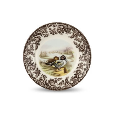 Spode Woodland Pintail Dinner Plate - Wildlife Game Bird Scene, 10.5 Inch Fine Earthenware Plate, Dishwasher Microwave Oven Freezer Safe | Target