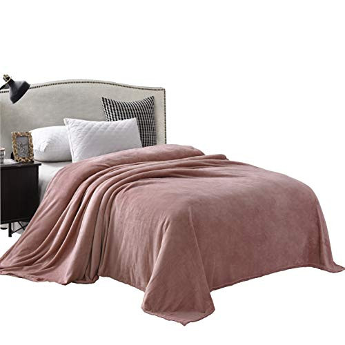 Exclusivo Mezcla King Size Flannel Fleece Velvet Plush Bed Blanket as Bedspread, Coverlet, Bed Cover | Amazon (US)