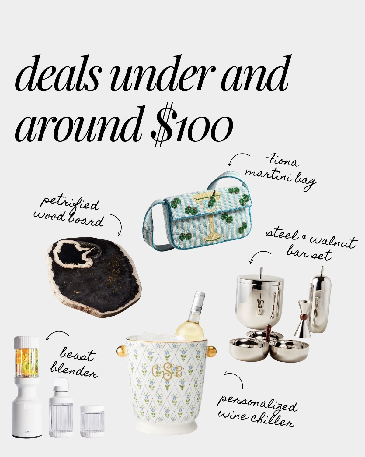 The cutest Black Friday Deals you don’t want to miss! From bar sets to martini purses, these are the perfect gifts for yourself or cocktail lovers!

#LTKCyberWeek #LTKGiftGuide #LTKFindsUnder100
