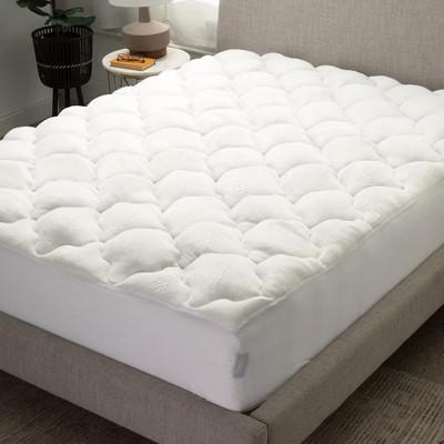 Cheer Collection Rayon from Bamboo Mattress Topper with Fitted Skirt (Full) | Target