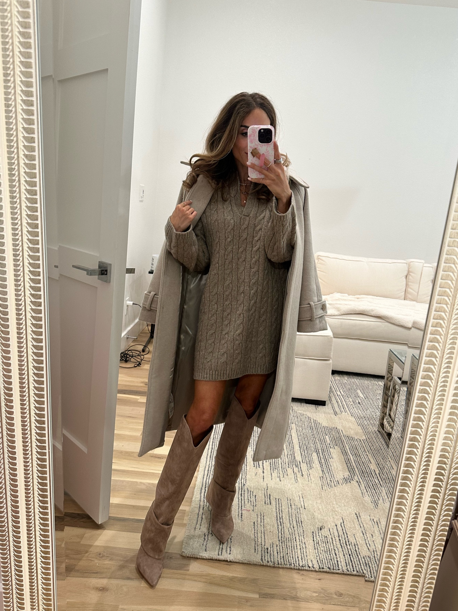 Fall outfit idea thanksgiving outfit idea sweater dress size xxs petite  

#LTKFindsUnder100 #LTKHoliday #LTKFindsUnder50