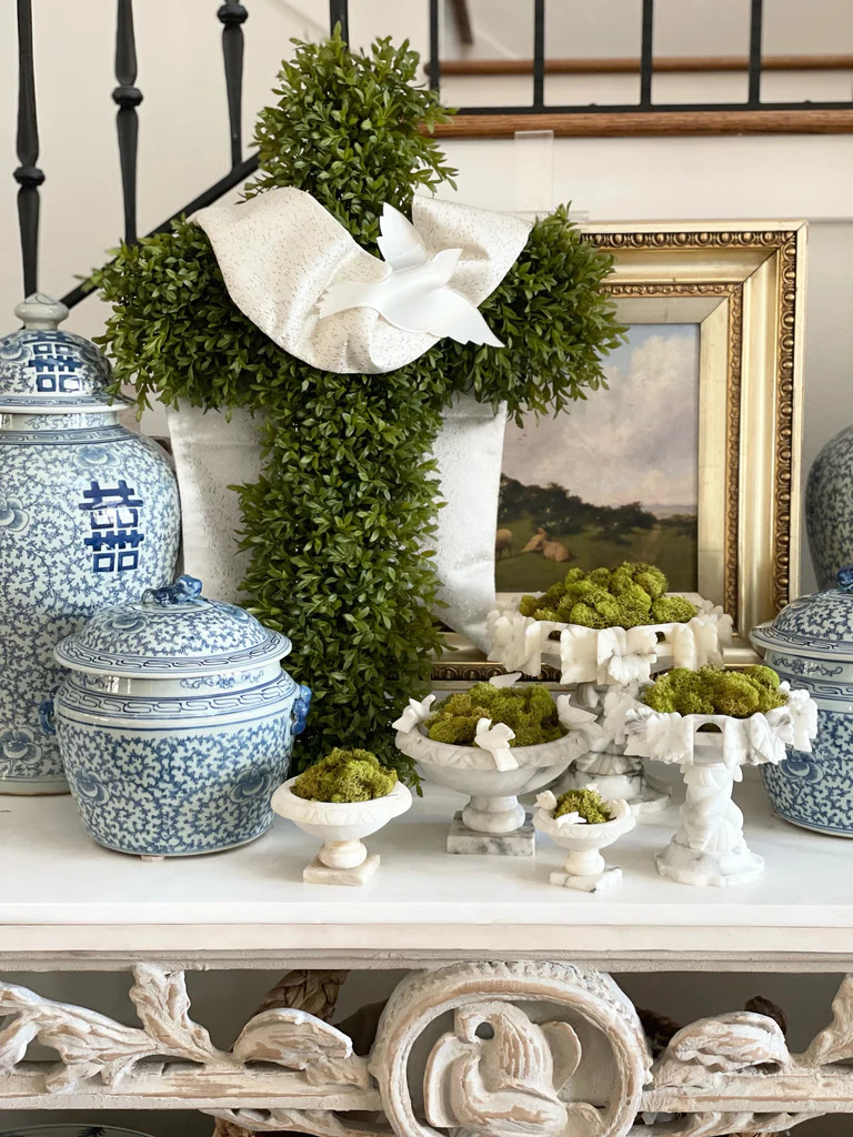 Cross Boxwood Wreath | Fig and Dove