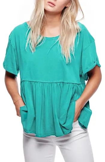 Women's Free People Odyssey Tee, Size X-Small - Green | Nordstrom