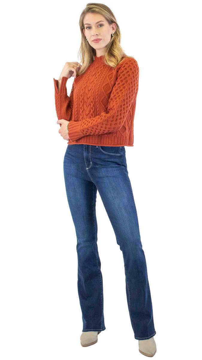 Selma Sleek Baby Boot - Alpine Blue | Pearls