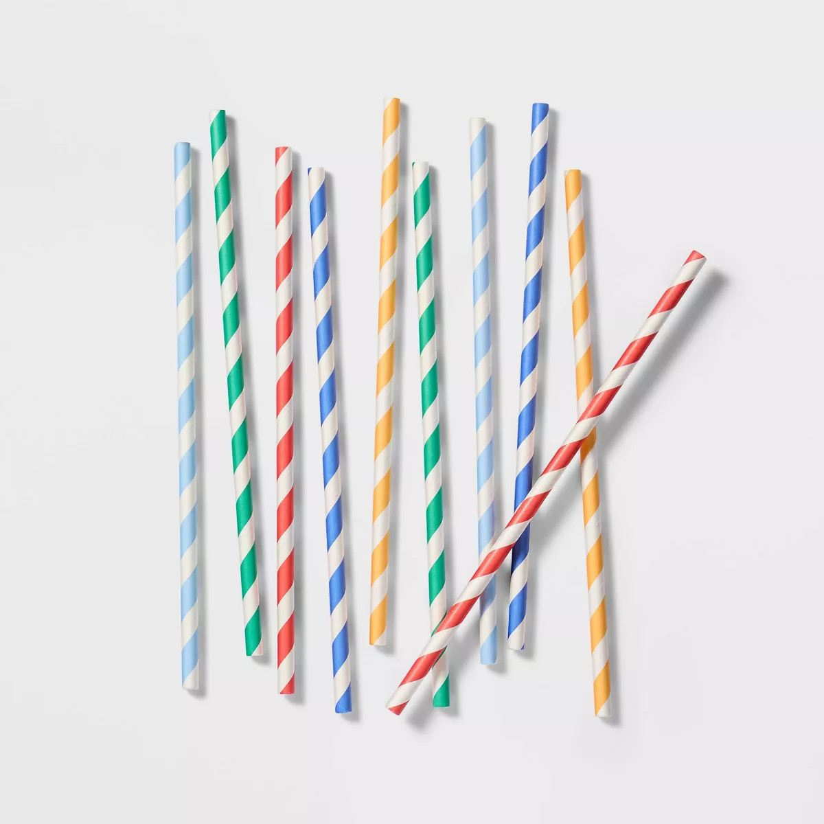 10ct Striped Straws - Spritz™ | Target