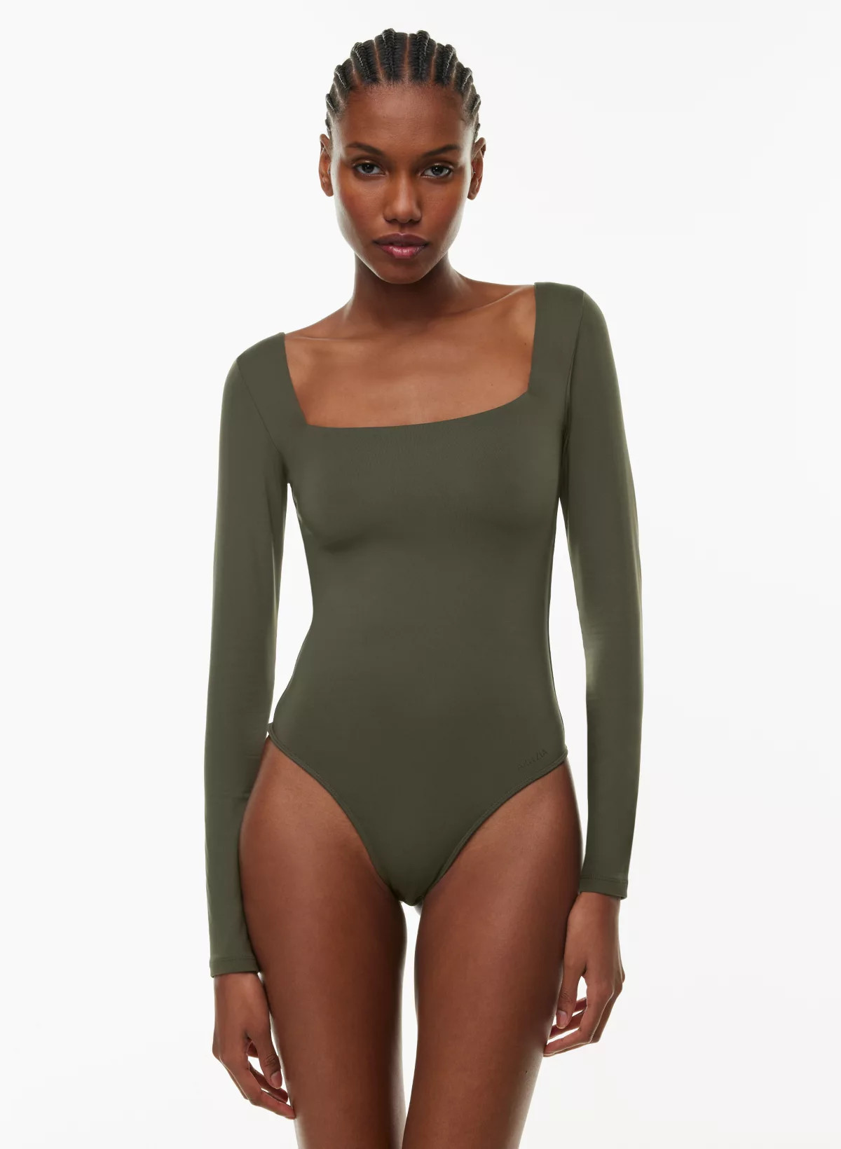 CONTOUR SQUARENECK LONGSLEEVE BODYSUIT | Aritzia