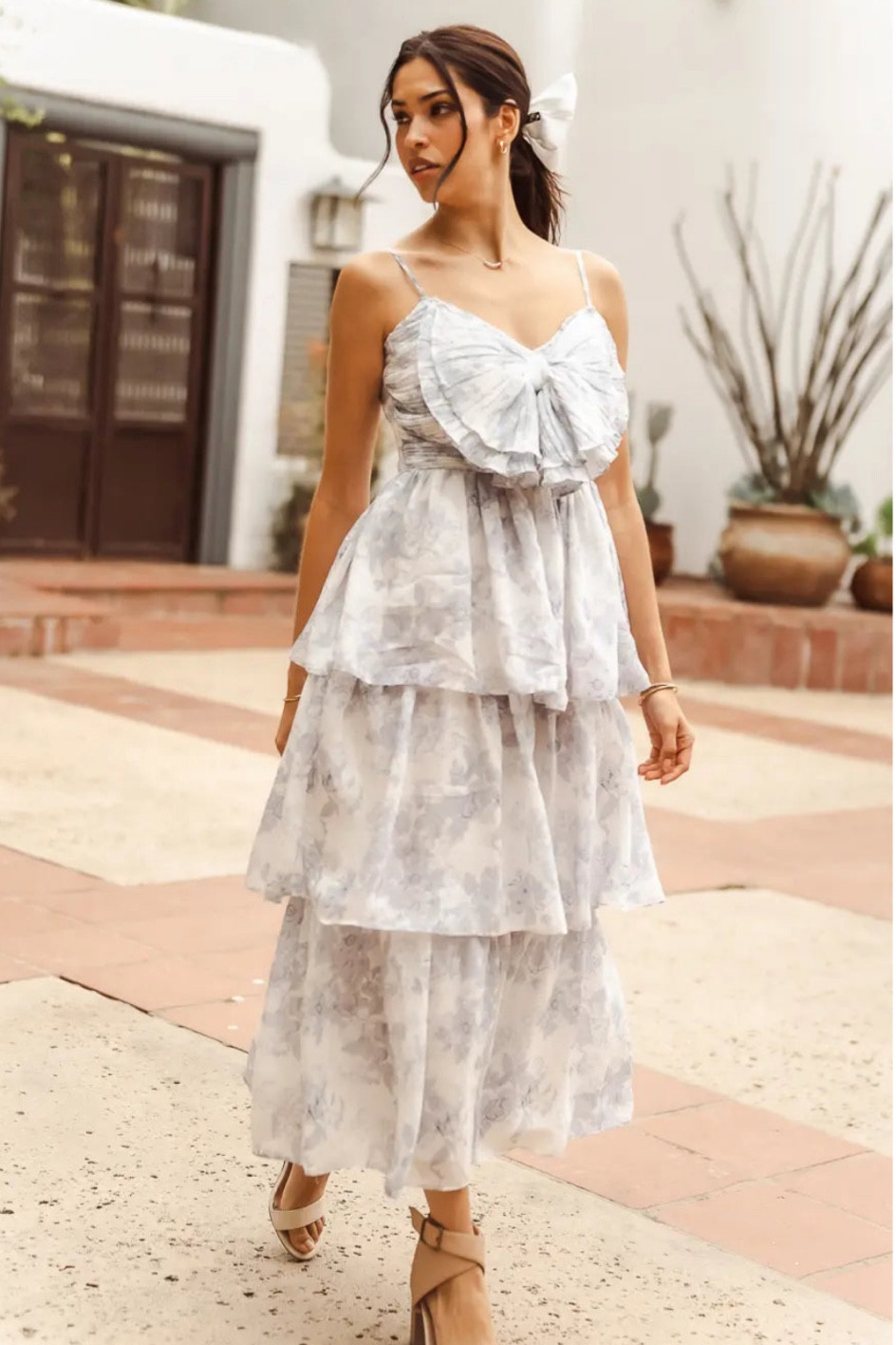 Love this dress for a wedding guest. The bow on the front 🤍

#wedding #weddingguest #bow 

#LTKFind #LTKstyletip #LTKwedding
