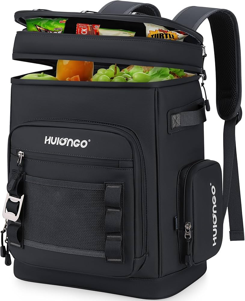 Large Waterproof Insulated Cooler Backpack for Men & Women, Leak Proof Cooler Backpack for Campin... | Amazon (US)