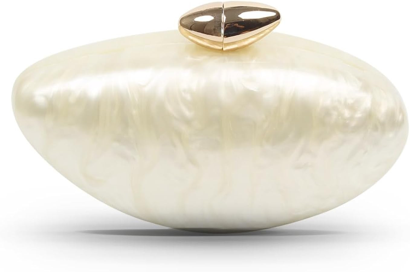 Evening Clutch Purse for Women, Acrylic Wedding Guest Clutch Metal Chain Shell Shoulder Crossbody... | Amazon (US)