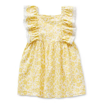 new!Okie Dokie Toddler Girls Short Sleeve Fitted Sleeve A-Line Dress | JCPenney