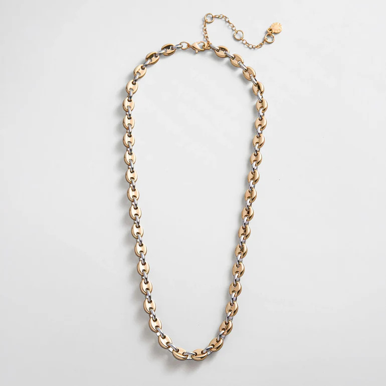 Thalia Mixed Metals Necklace - Gold/Silver | BaubleBar