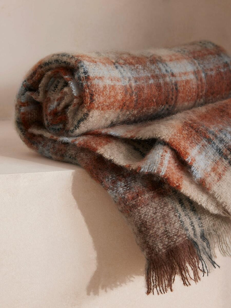 Harlyn Mohair Throw | Soho Home Ltd