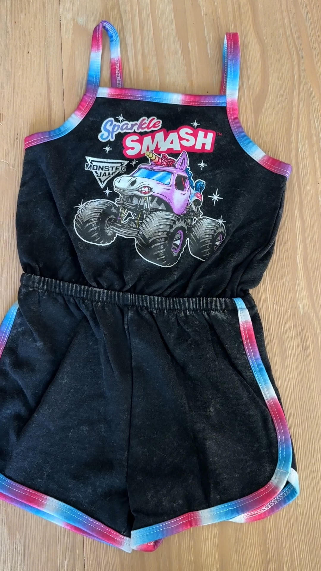 sparkle smash romper