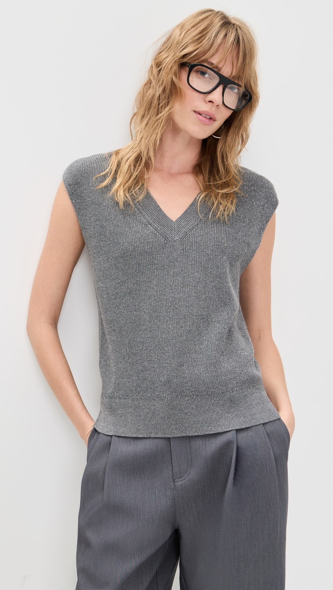 Nova Metallic Sweater Vest | Shopbop