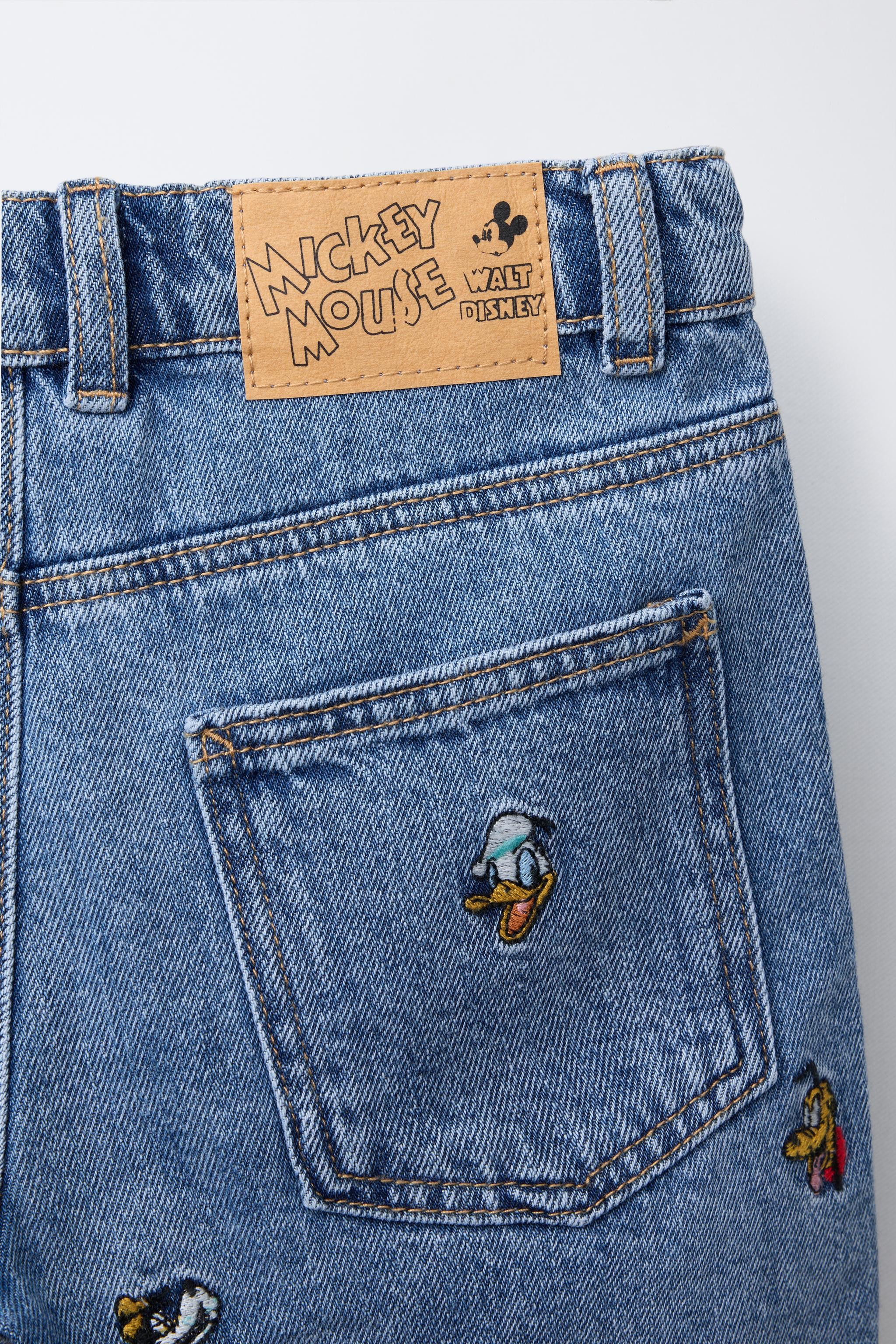 MICKEY MOUSE AND FRIENDS © DISNEY DENIM BERMUDA SHORTS | Zara US