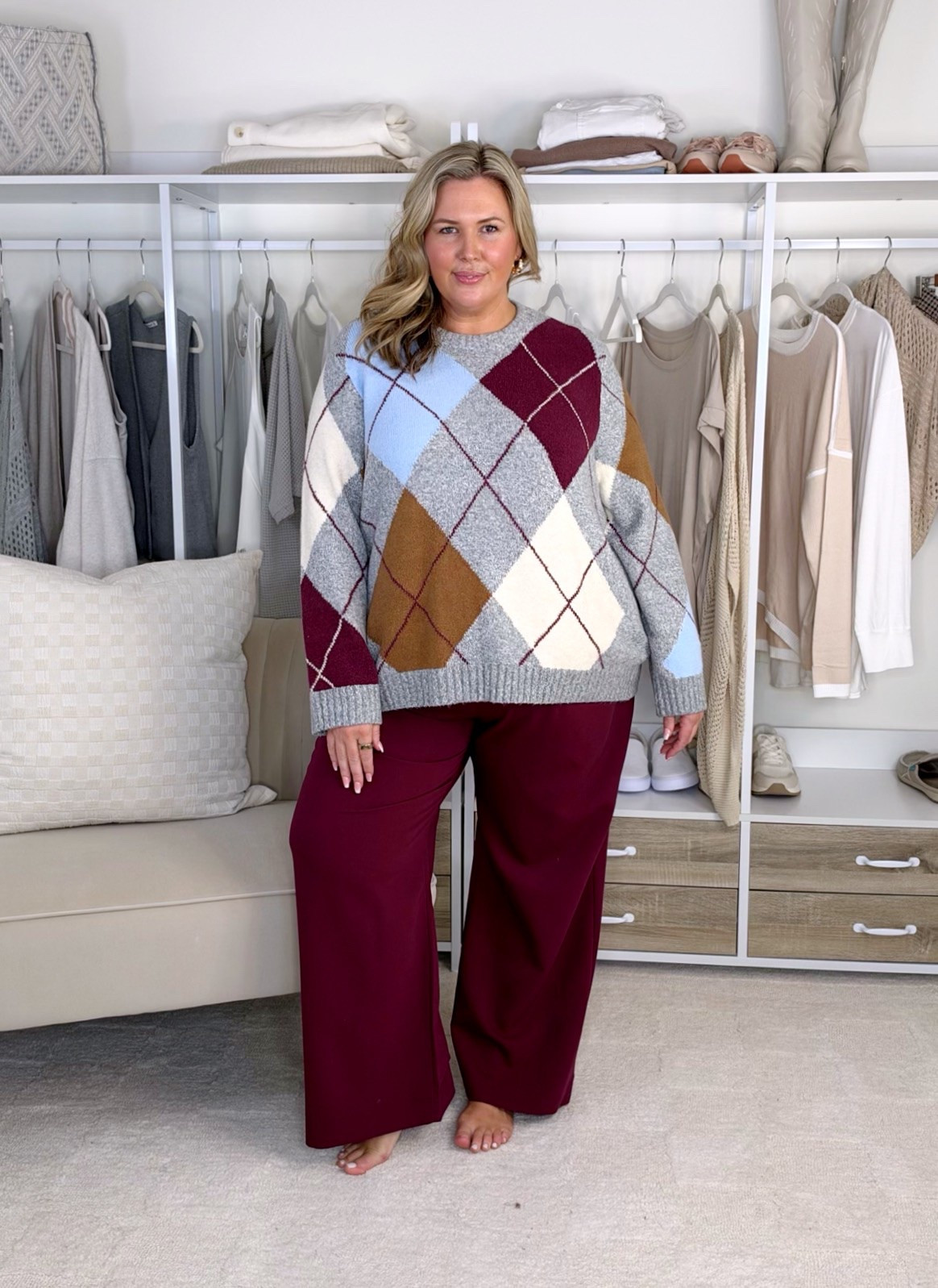 Code AFLTK IS VALID THRU 10/11!  Abercrombie haul! Wearing a size XXL in everything. Trousers are a 36 and would size up. Plus size, outfit inspo, fall fashion, apron belly, mom life @abercrombie