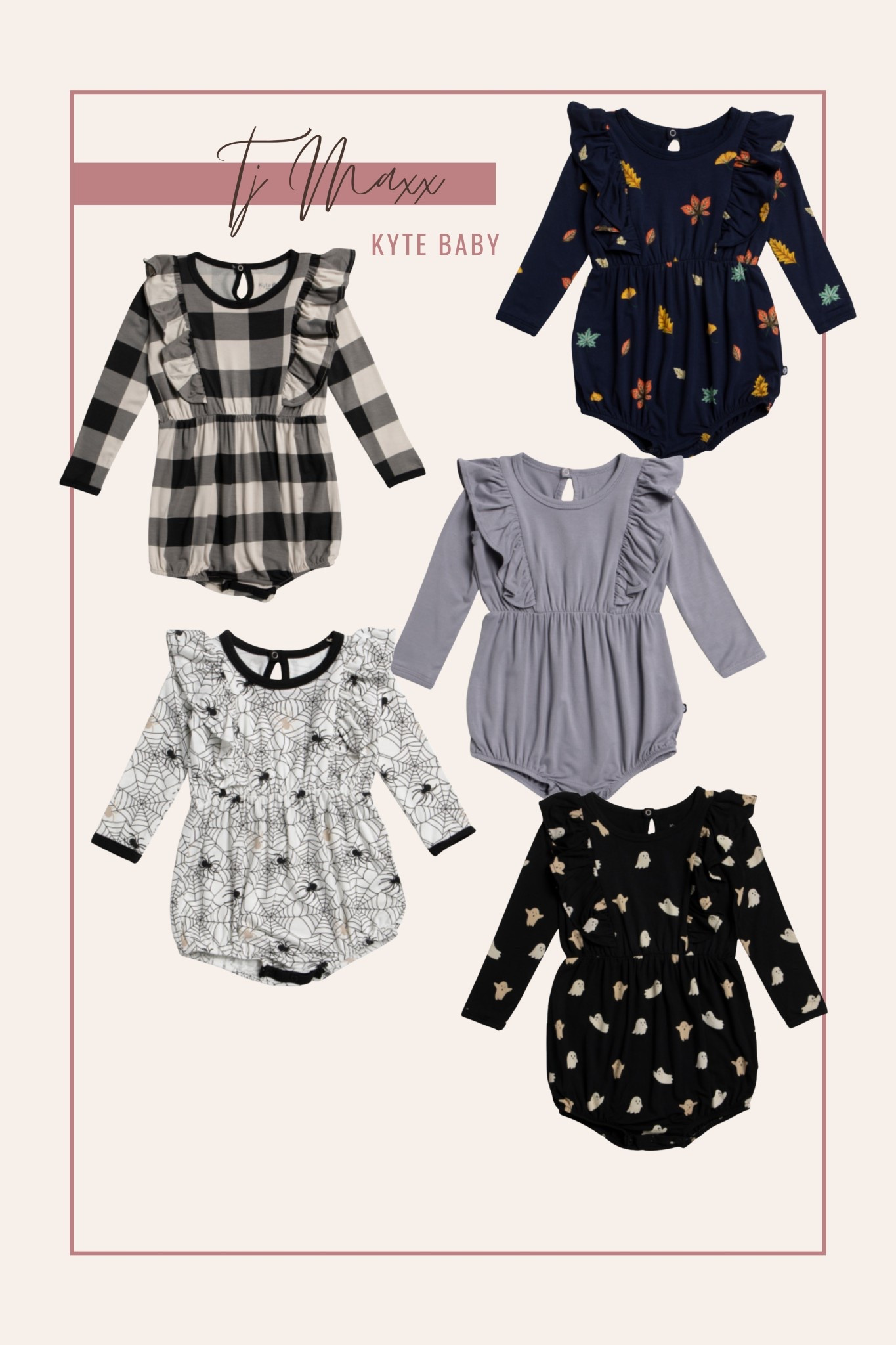 Kyte baby at TJ MAXX! 👻🎃🍂 baby bubbles, long sleeve baby bubble, toddler baby bubble, Kyte baby, Kyte baby bubble, Kyte bubble, baby girl bubble, Halloween outfit, baby Halloween outfit, baby’s first Halloween, ghost outfit, ghost bubble outfit, baby girl fall outfit

#LTKSaleAlert #LTKFindsUnder50 #LTKBaby