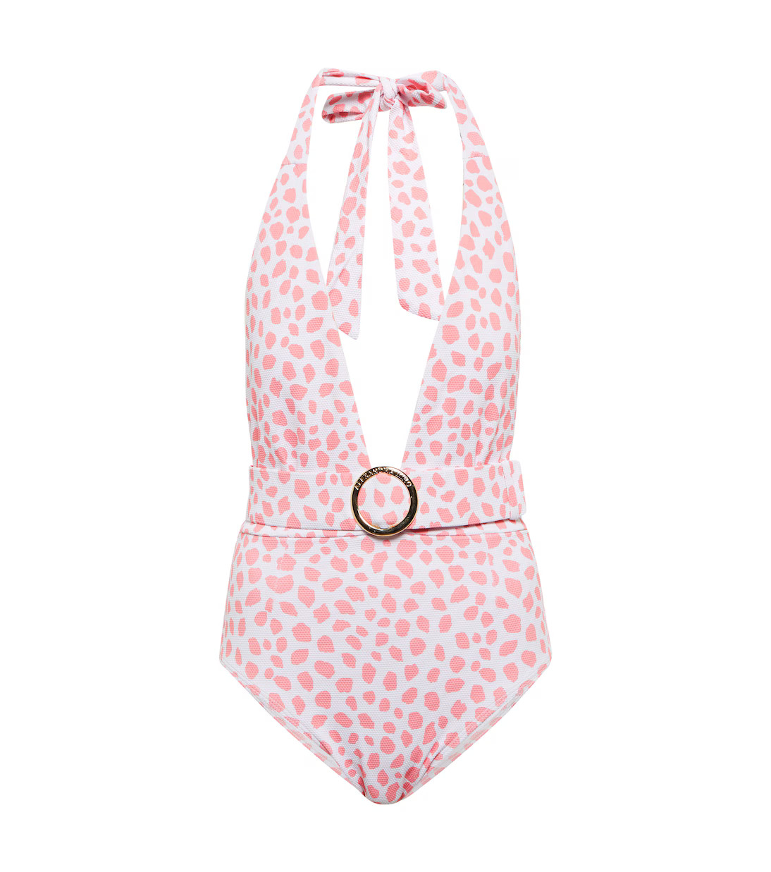 Eva halterneck belted swimsuit | Mytheresa (US/CA)