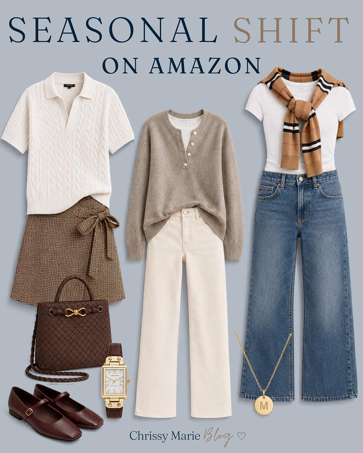 Seasonal shift outfits on Amazon for the part of the year where it’s fall in your head but still summer in the forecast. Easy layers, lighter colors, and pieces that let you start dressing for fall without immediately sweating through your life. 

 #LTKdayinmylife #LTKootd #LTKSeasonal