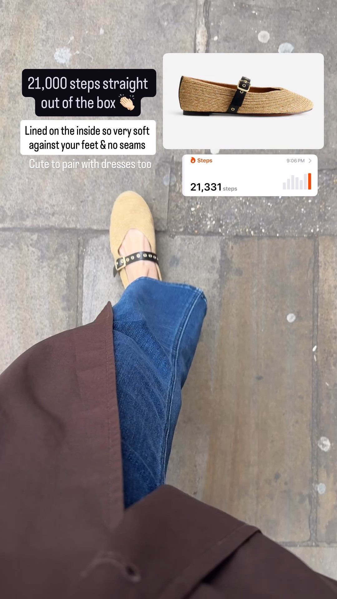 The comfiest woven mary janes. Walked 20k steps around London in these from @Madewell size up 1/2

#LTKTravel