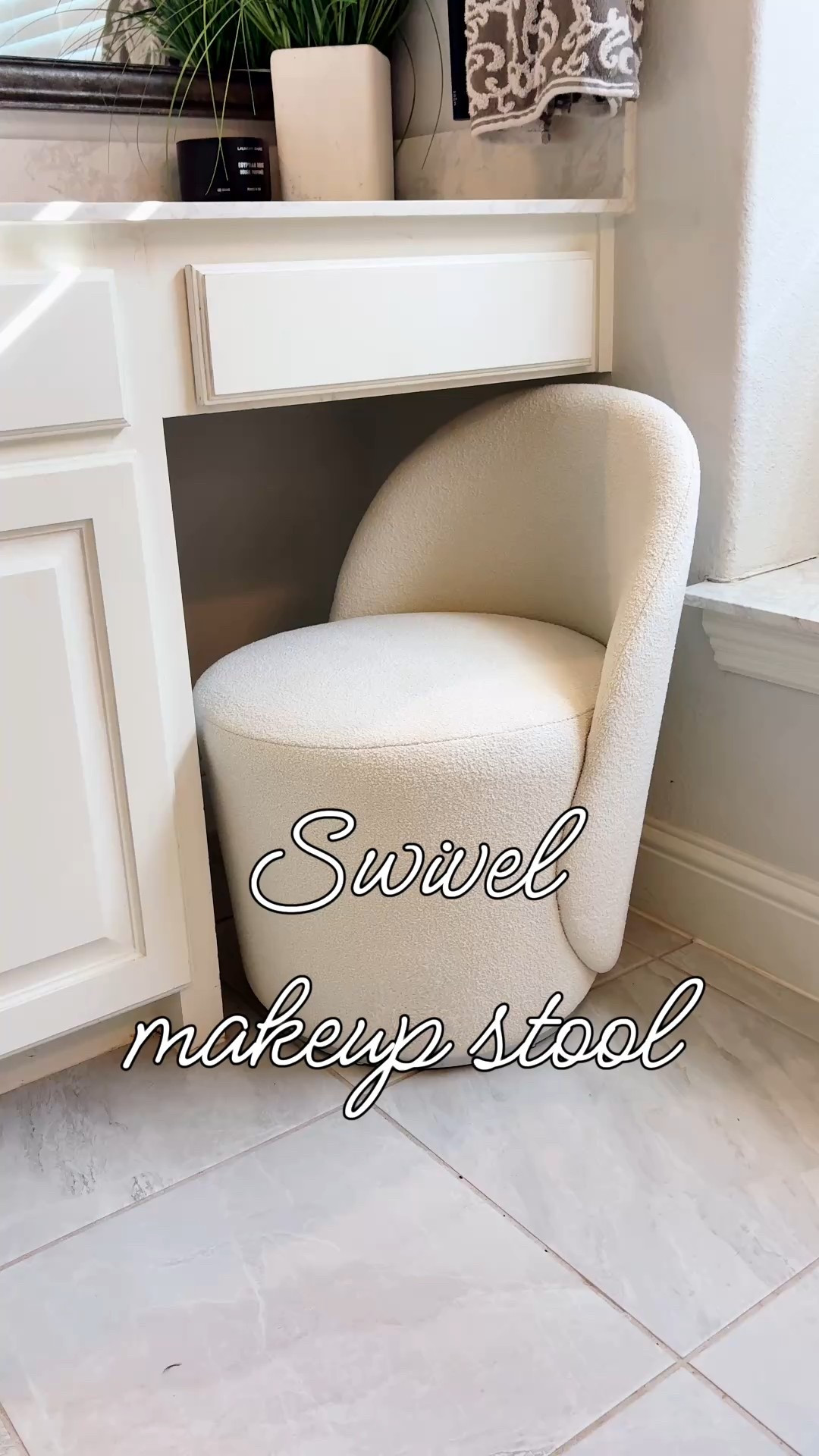 A fitting stool for your makeup area 

#LTKBeauty #LTKHome #LTKSummerEdit