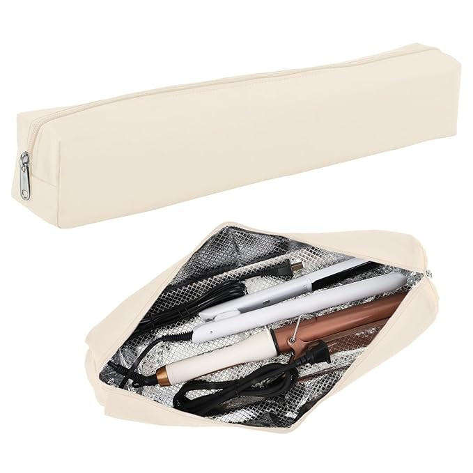 Professional Hot Hair Tools Organizer Bag Portable Travel Heat Resistant Storage Case Pouch for C... | Amazon (US)